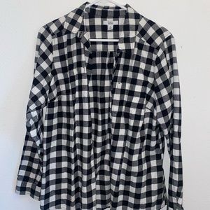 Black and White Flannel Size XL